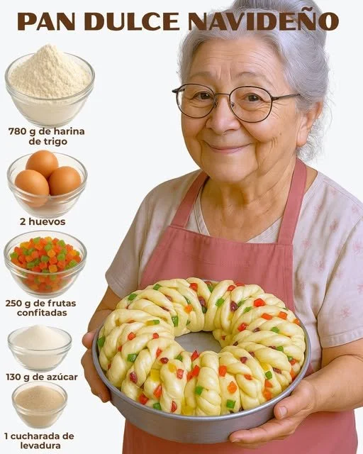 Variedad de pan dulce navideño decorado y listo para disfrutar.