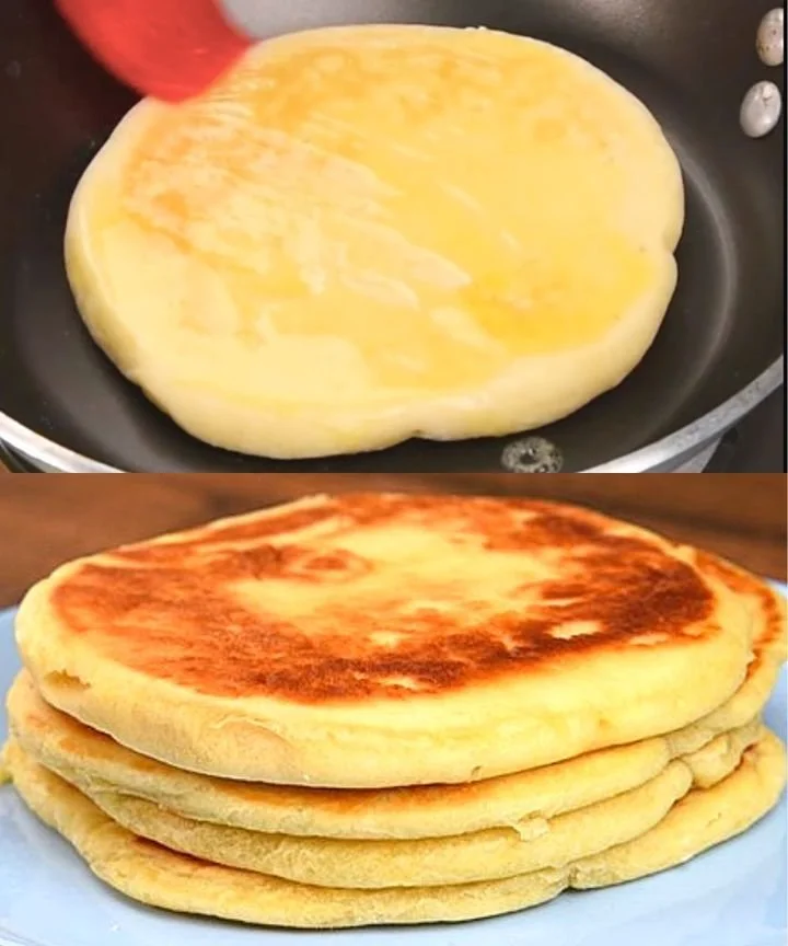 Pan sin levadura cocinado en sartén, receta fácil y rápida.