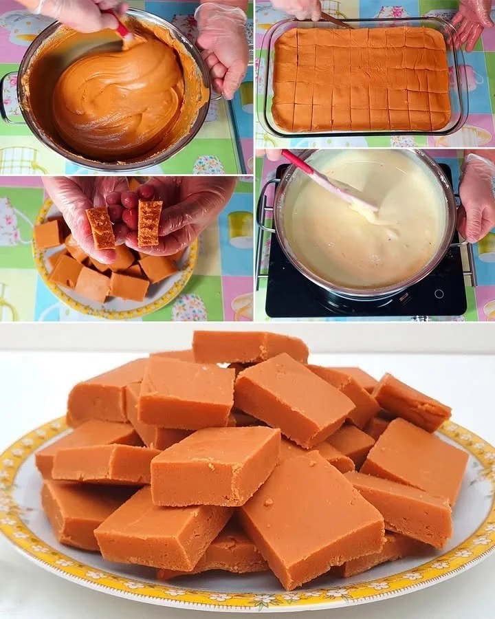 Panelitas de Leche, dulce tradicional hecho a base de leche