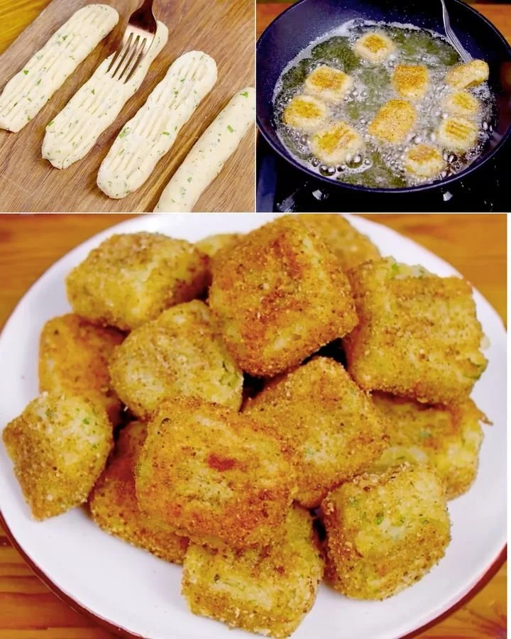 Porción de Papas Crujientes, un aperitivo delicioso y crujiente.