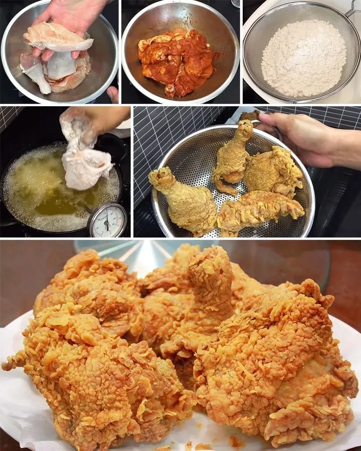 Receta de Pollo KFC Casero, crujiente y sabroso para disfrutar en casa