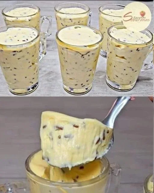 Delicioso postre de crema casero, una receta irresistible para disfrutar.